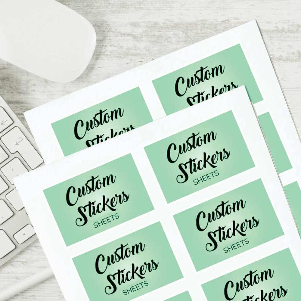 Custom Rectangle Stickers – Paper Boss