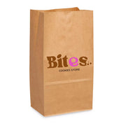 Custom Print 16 x 8.5 x 29.5 cm Brown Paper Lunch Bags - Medium image 0