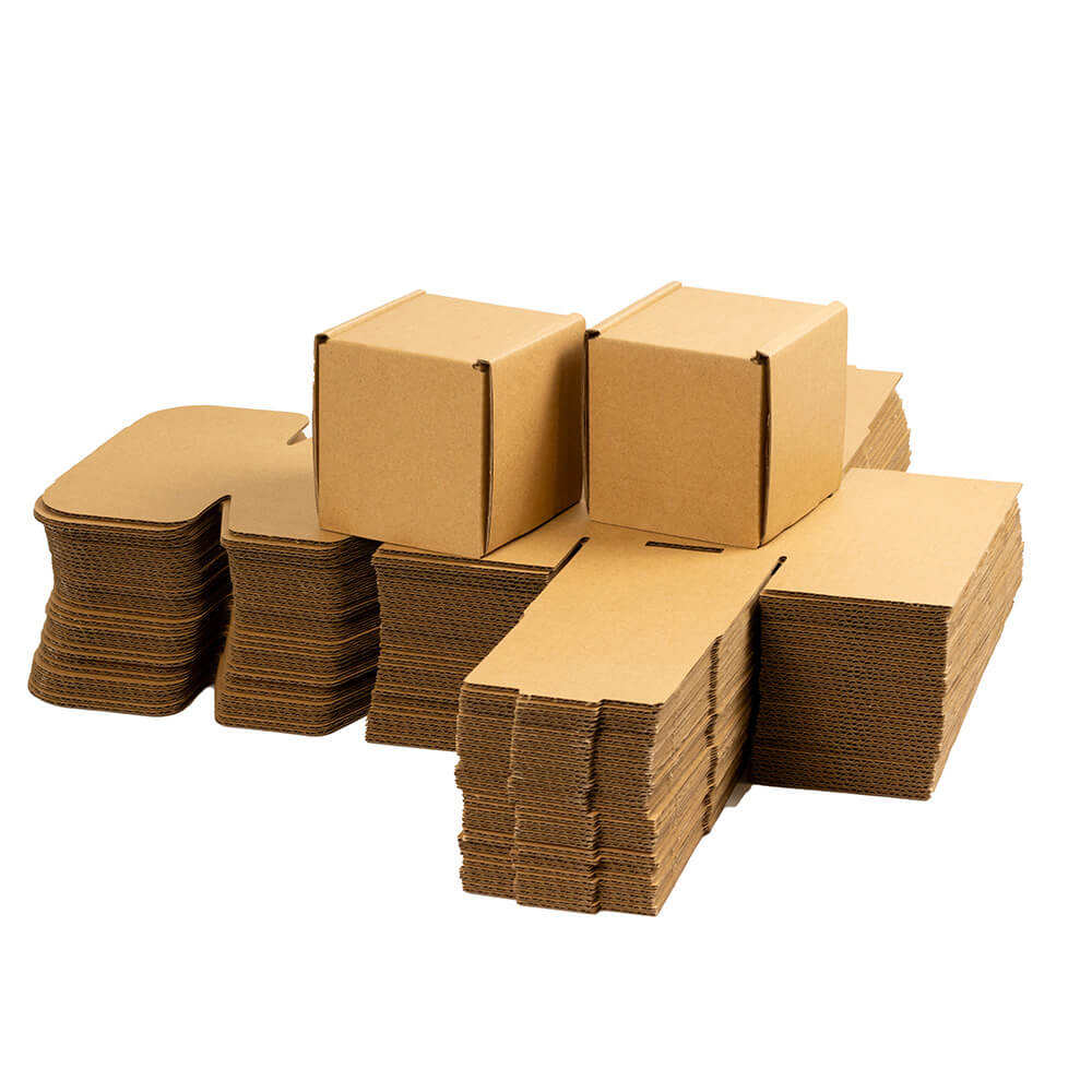 8.5 x 10 x 9.5 cm Small Cube Shaped Mailing Box - 50 Pack image 1