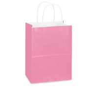 21 x 11 x 27 cm Pink Paper Bag With Twisted Handles image 0