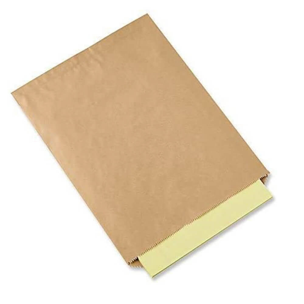 13 x 19 cm Flat Brown Paper Bags  - Small - 500 Pack image 2