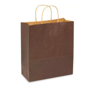 28 x 15 x 28 cm Large Chocolate Paper Gift Bags With Twisted Handles image 0