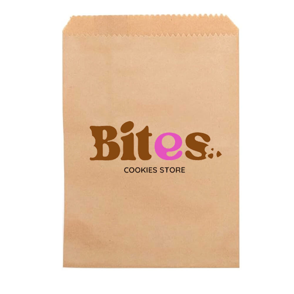 Custom Print 27 x 38 cm Flat Brown Paper Bags - Large image 0