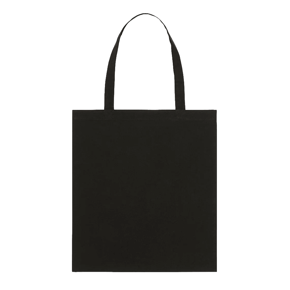 10oz Premium Large Black Calico Tote Bags - 38 x 41 cm