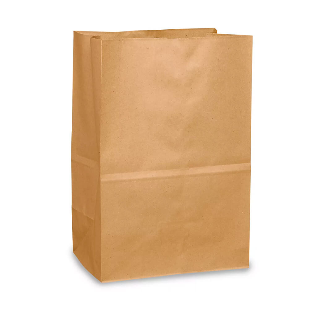 24 x 12 x 29 cm Brown Paper Lunch Bags  - Large - 300 Pack image 0