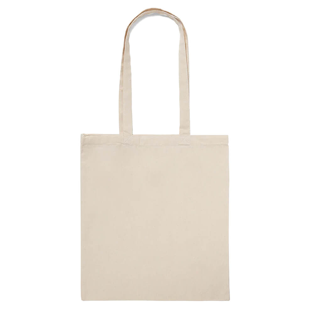 5oz Economical Large Calico Tote Bags - 38 x 41 cm - Natural Cotton