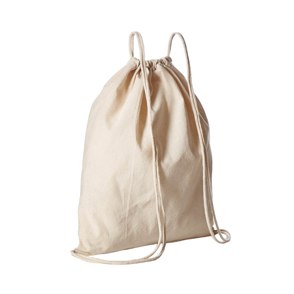 Cotton Canvas Drawstring Backpack Bags - 38 x 48 cm - 100% Cotton