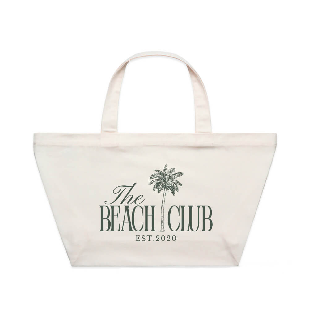 Custom Printed Oversized Tote Bags With Bottom Gusset - 68 x 20 x 37 cm - 100% Natural Cotton