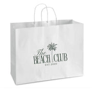 Custom Print 41 x 15 x 31 cm White Paper Shopping Bags With Twisted Handles - Chi Chi