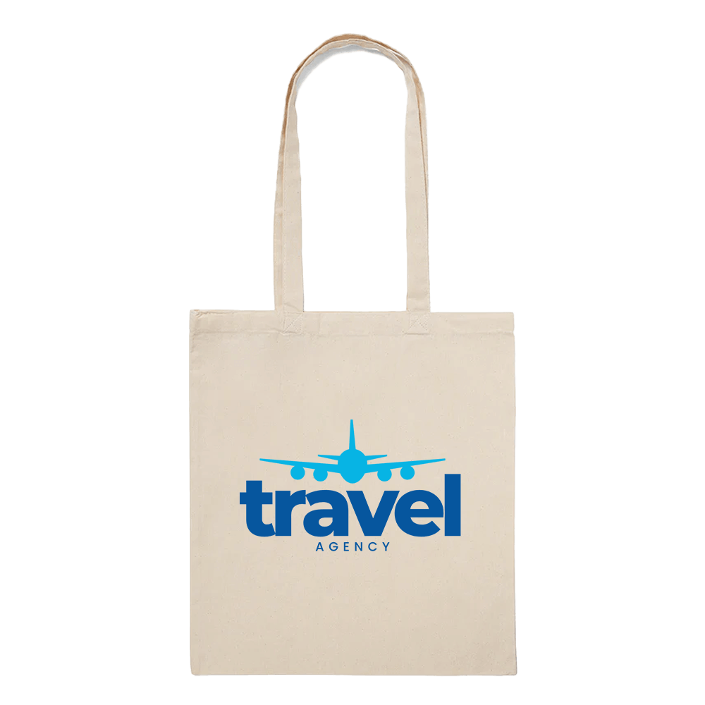 Custom Printed Economical Calico Tote Bags - 5oz - 38 x 41 cm - 100% Natural Cotton image 2