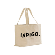 Custom Printed Premium Calico Tote Bags With Gusset - 10oz - 38 x 13 x 50 cm - 100% Natural Cotton