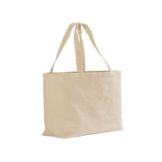 10oz Premium Calico Tote Bags With Bottom Gusset - 38 x 13 x 50 cm - 100% Natural Cotton