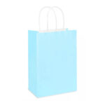 small light blue paper gift bag