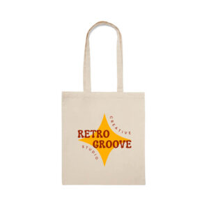 Custom Printed Calico Tote Bags - 38 x 41 cm - 100% Natural Cotton - 5oz Economical